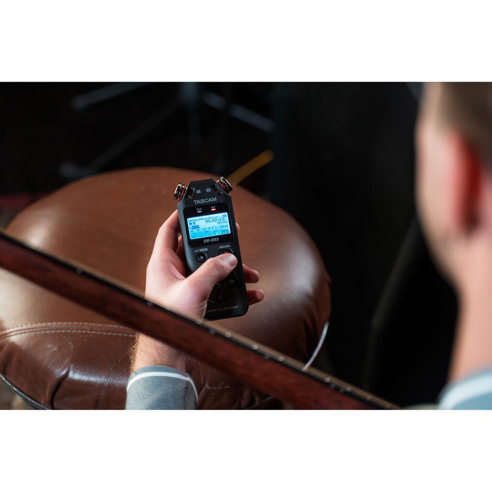 Tascam DR-05X Stereo Handheld Digital Audio Recorder with USB Audio Interface
