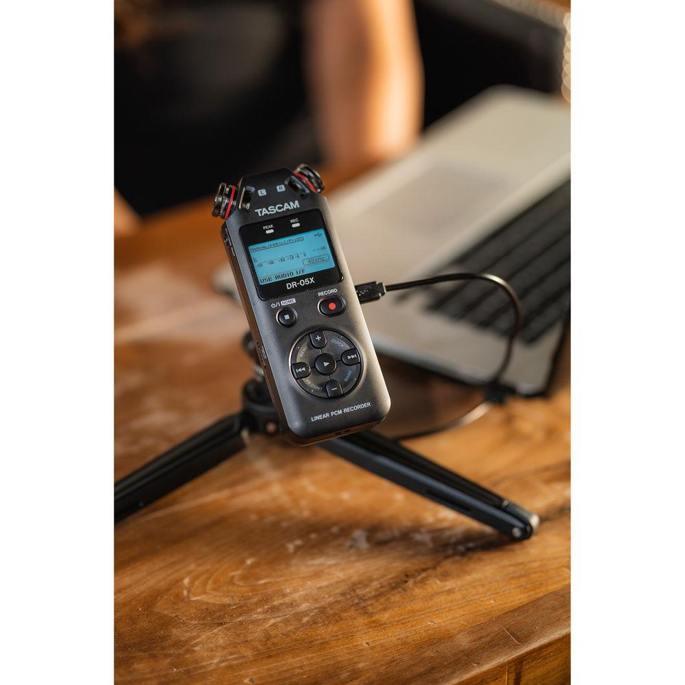 Tascam DR-05X Stereo Handheld Digital Audio Recorder with USB Audio Interface