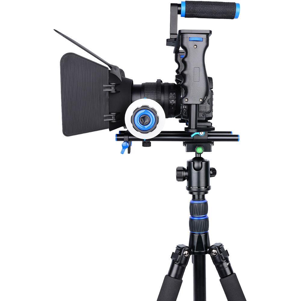 YELANGU C200 Camera Cage with Matte Box & Follow Focus for DSLR Small Cameras