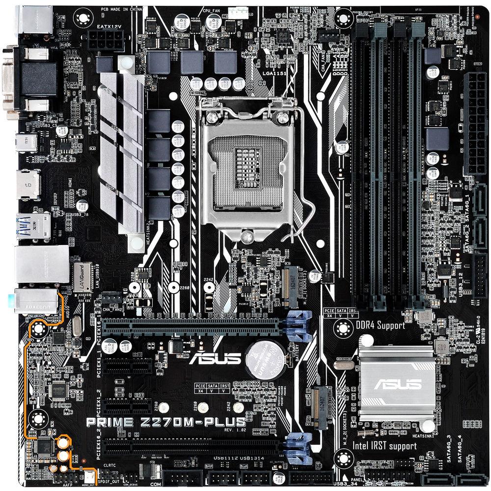 ASUS Prime Z270M-Plus LGA 1151 Micro-ATX Motherboard