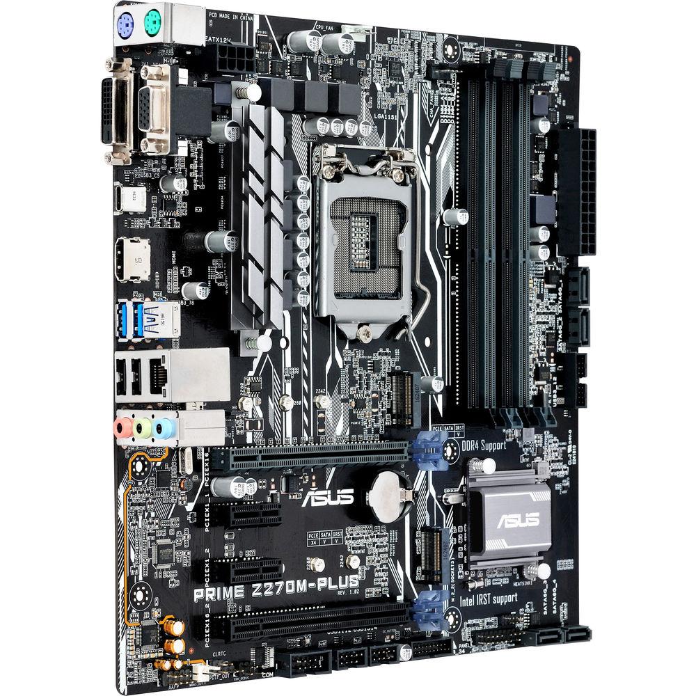 ASUS Prime Z270M-Plus LGA 1151 Micro-ATX Motherboard