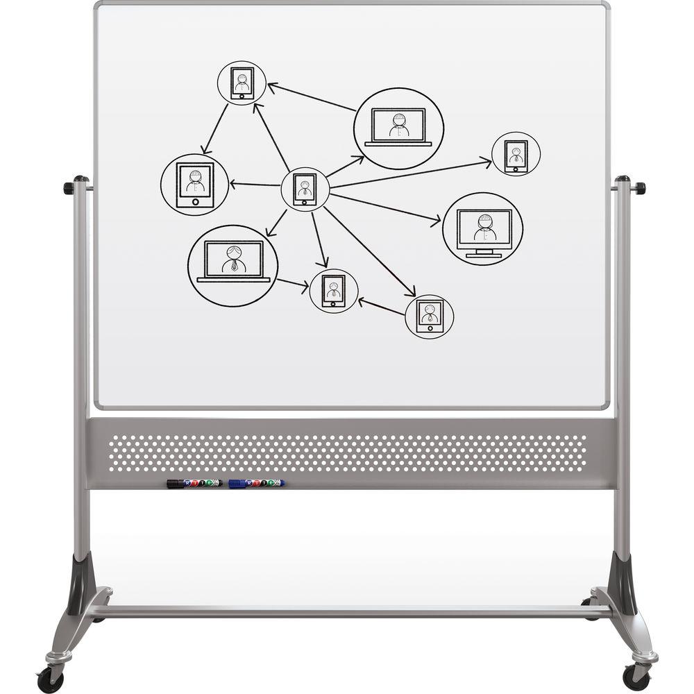 Best Rite Platinum Mobile Reversible Markerboard