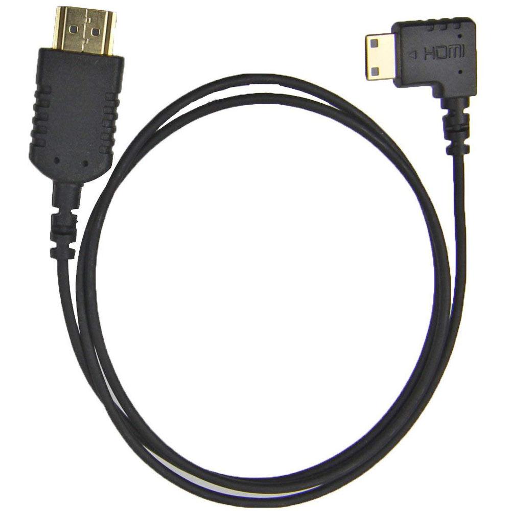 Camera Motion Research UFAR90C30 Thin Right-Angle Mini-HDMI to HDMI Cable, Camera, Motion, Research, UFAR90C30, Thin, Right-Angle, Mini-HDMI, to, HDMI, Cable