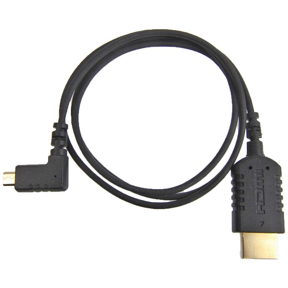 Camera Motion Research UFAR90D30 Thin Right-Angle Micro-HDMI to HDMI Cable