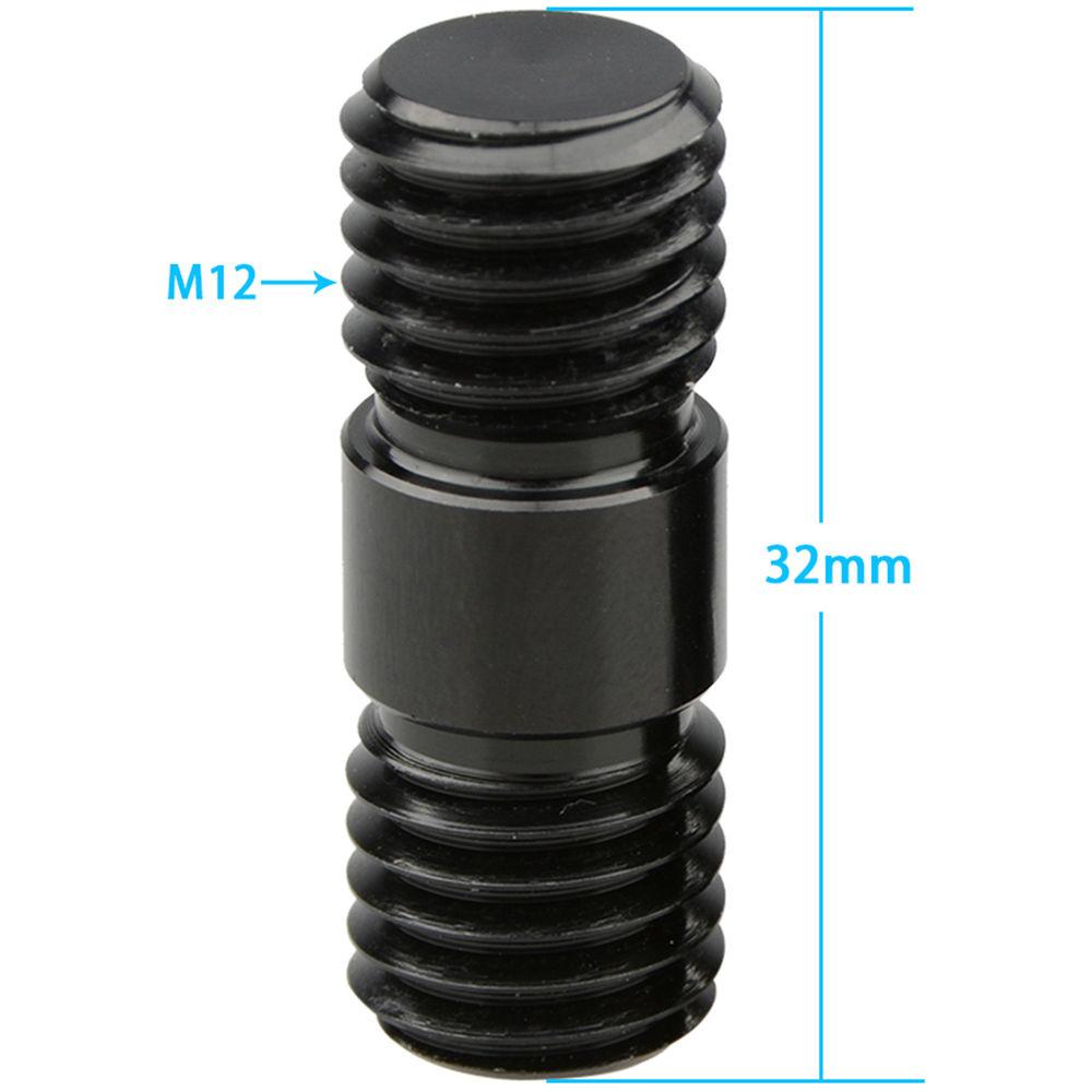 CAMVATE 15mm Rail System Extension Connector with M12 Threads