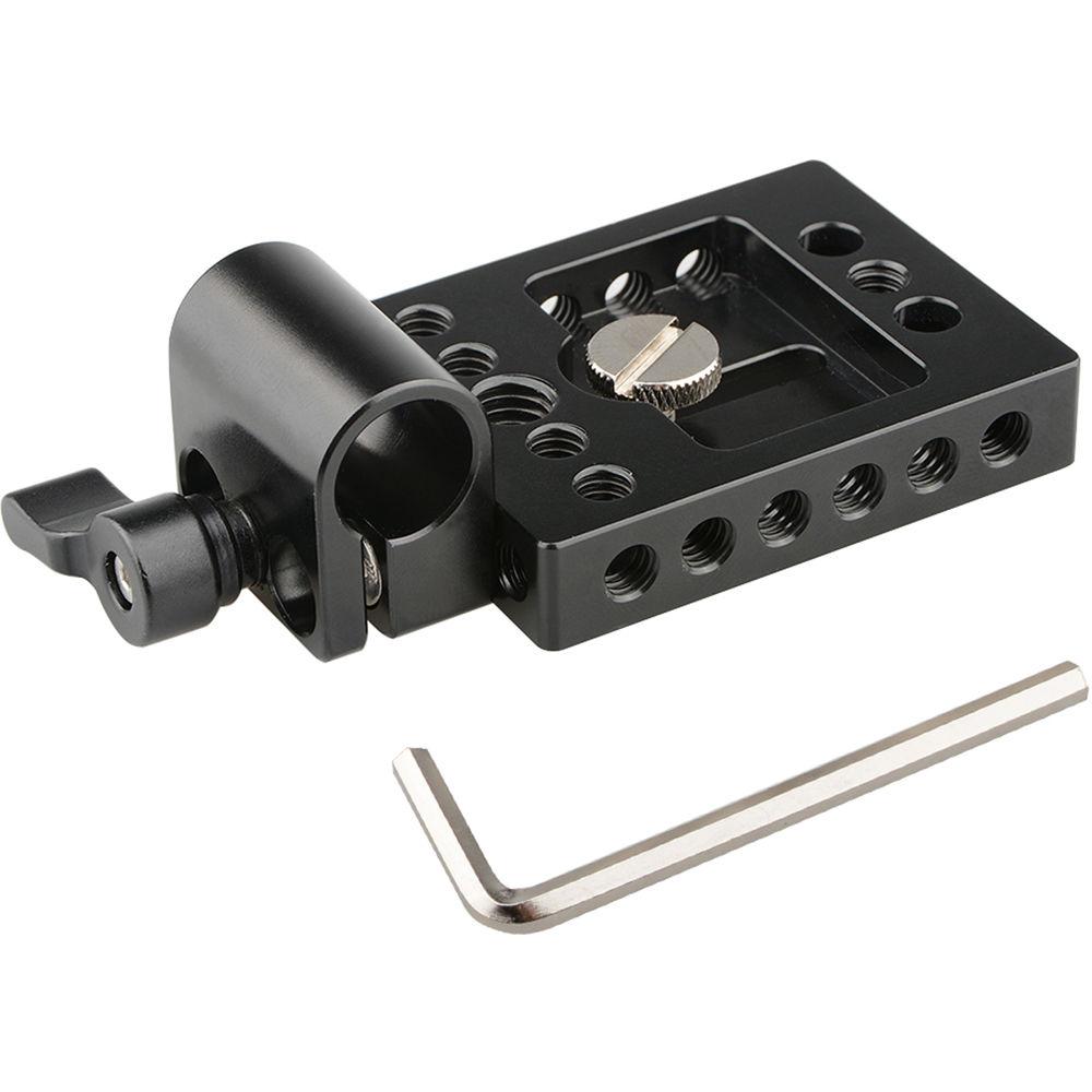CAMVATE Mini Mounting Plate with 15mm Rod Clamp