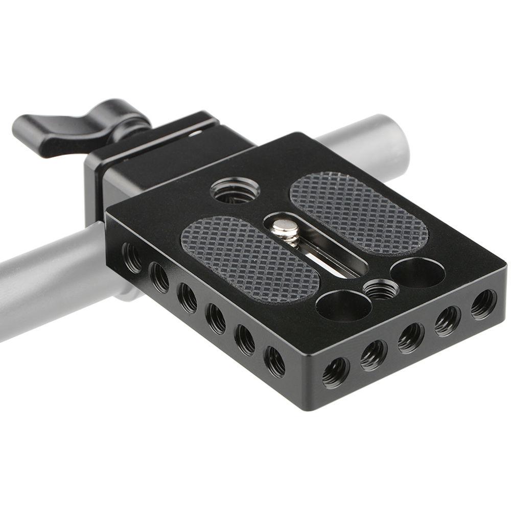 CAMVATE Mini Mounting Plate with 15mm Rod Clamp