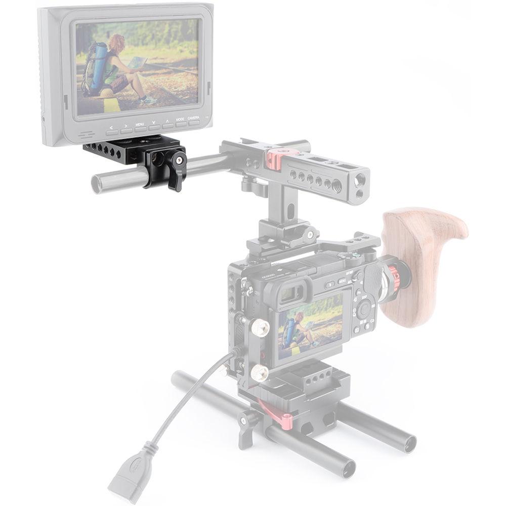 CAMVATE Mini Mounting Plate with 15mm Rod Clamp