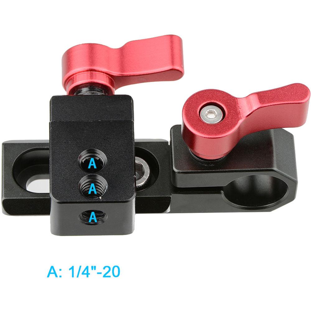 CAMVATE Single 15mm Rod Clamp with NATO Clamp