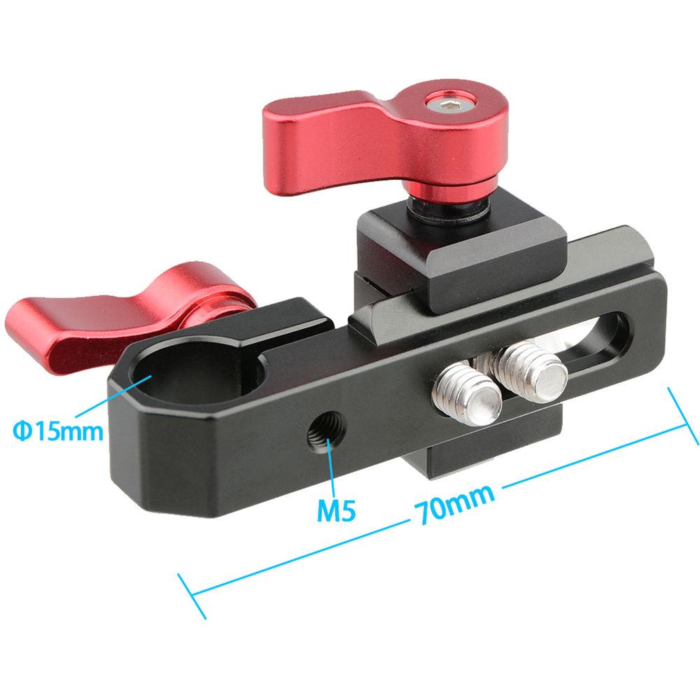 CAMVATE Single 15mm Rod Clamp with NATO Clamp