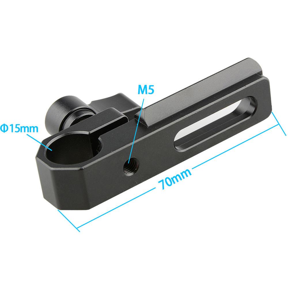 CAMVATE Single 15mm Rod Clamp with NATO Rail