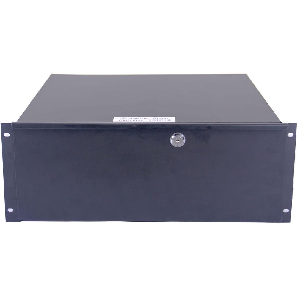 DeeJay LED 4 RU Metal Locking Rack Drawer