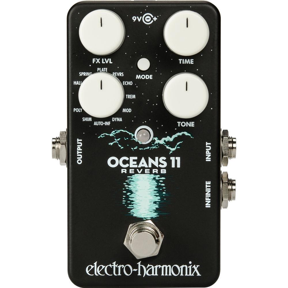 Electro-Harmonix Oceans 11 Reverb Pedal for Electric Guitar
