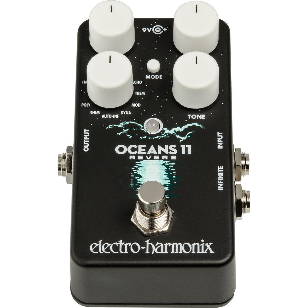 Electro-Harmonix Oceans 11 Reverb Pedal for Electric Guitar