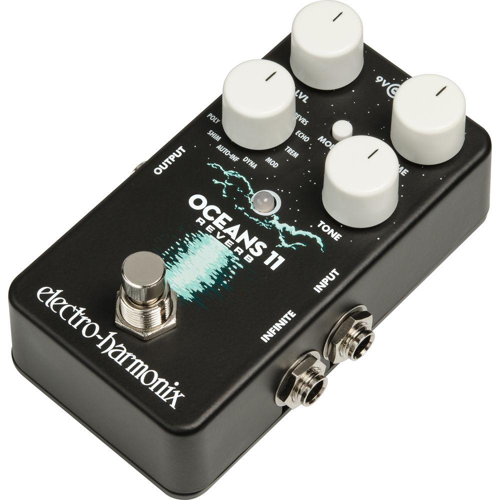 Electro-Harmonix Oceans 11 Reverb Pedal for Electric Guitar