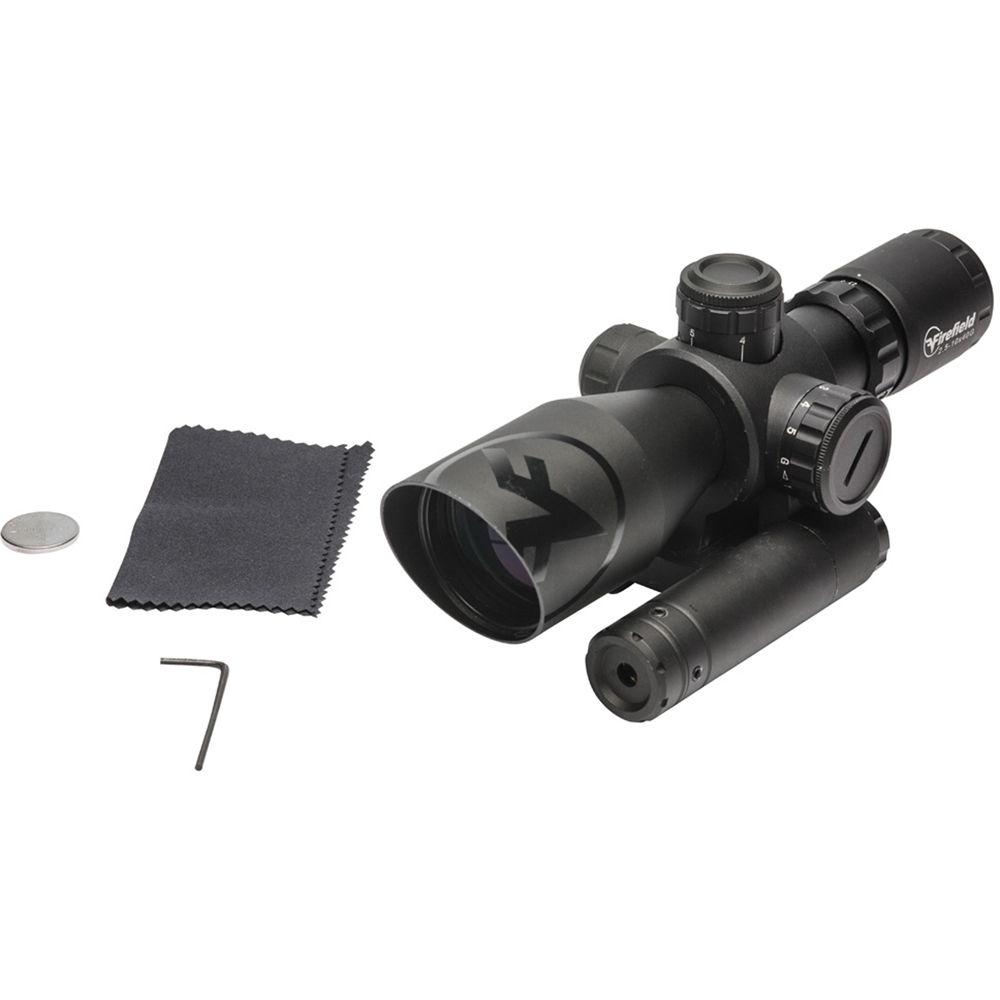 Firefield 2.5-10x40 Barrage Riflescope with Green Laser