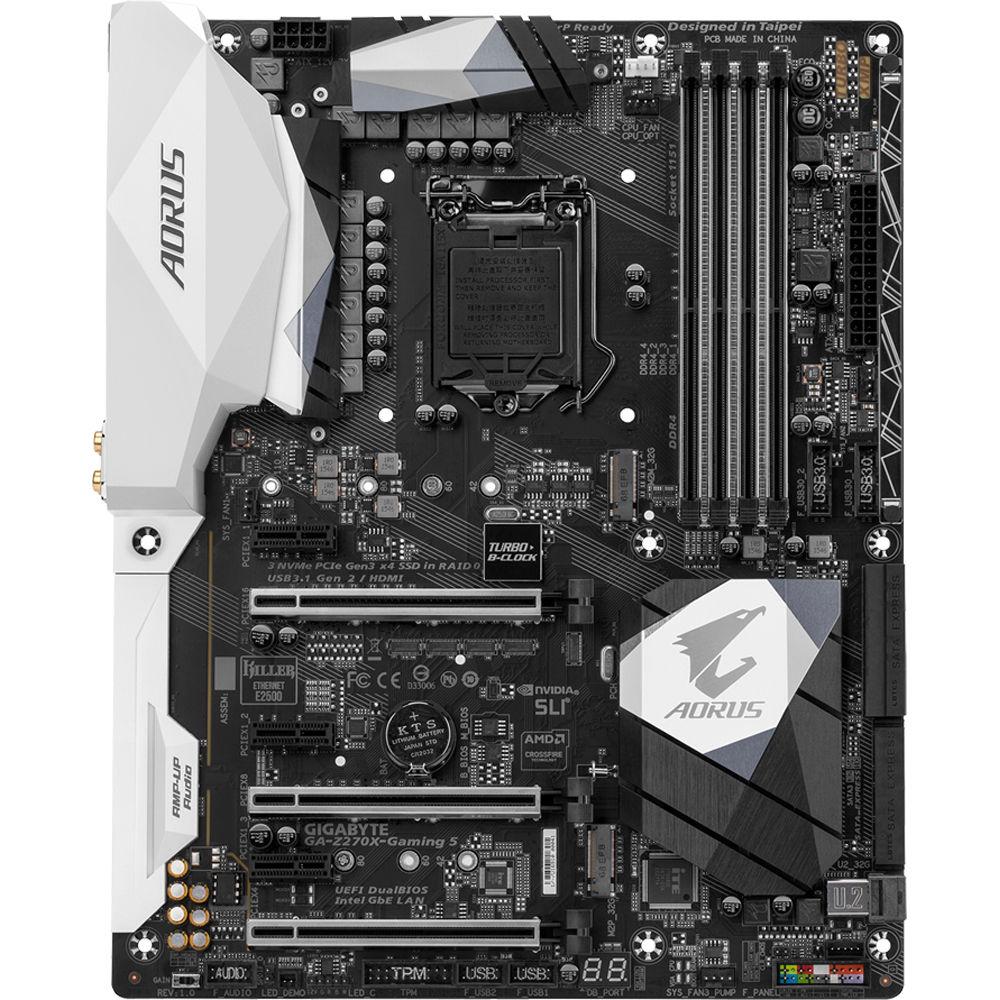 Gigabyte GA-Z270X-Gaming 5 LGA 1151 ATX Motherboard