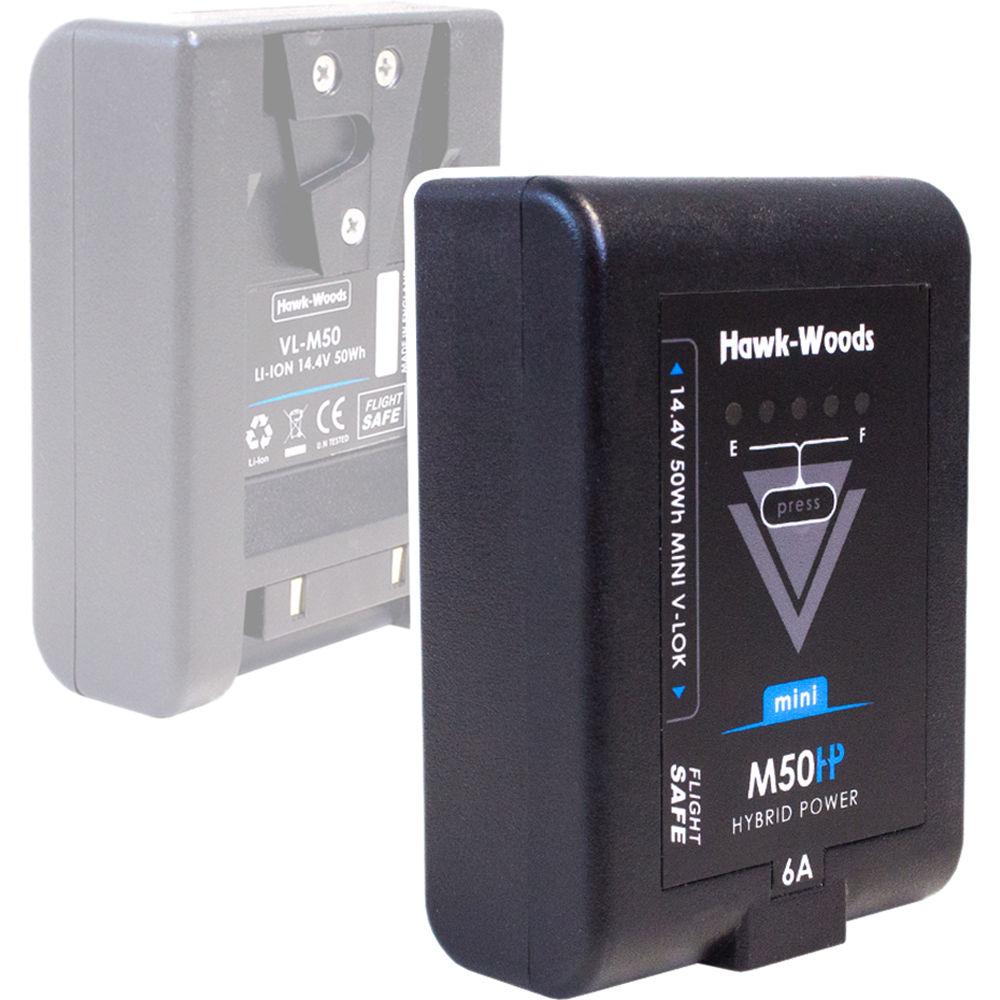 Hawk-Woods Mini V-Lok 14.4V 50Wh Li-Ion Battery