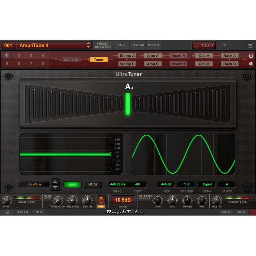 IK Multimedia AmpliTube 4 Deluxe Crossgrade - Guitar Amplifier and Cabinet Emulation Software