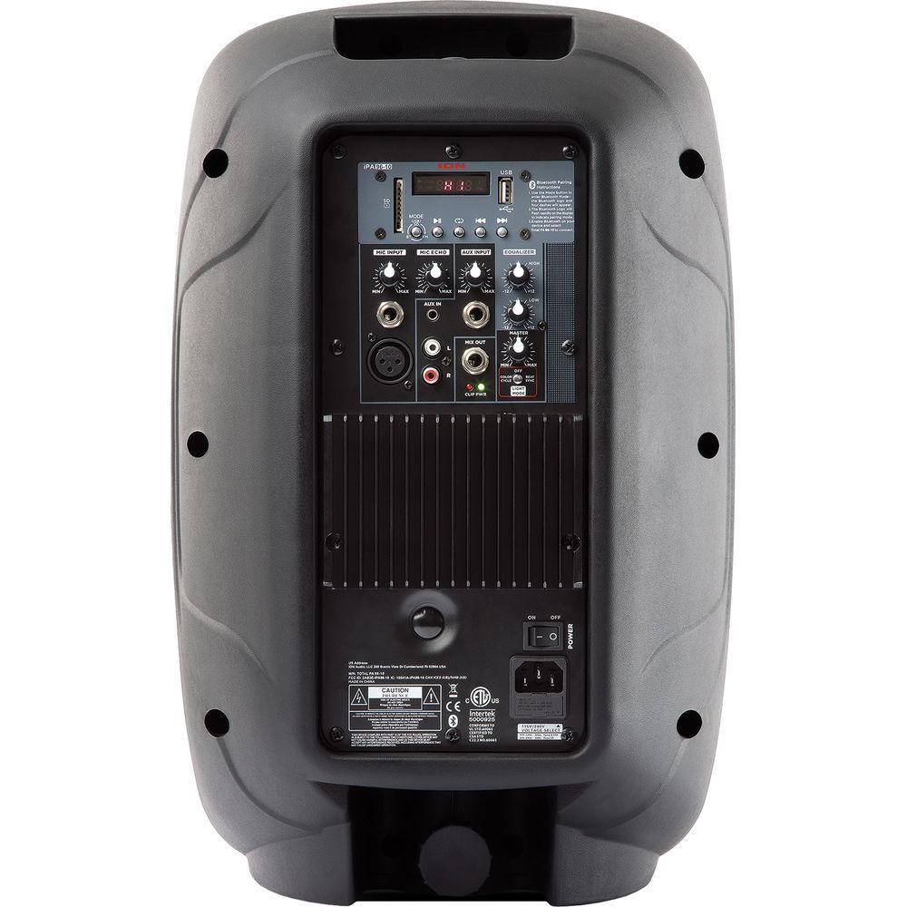 ION Audio Pro Glow 10 Portable 10" 2-Way 200W All-In-One PA System with LED Lights