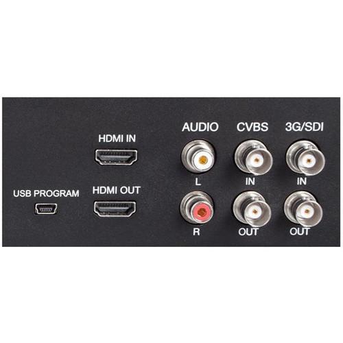 Laizeske Triple 5" 2RU 800 x 480 Broadcast LCD Rack Mount Monitor with 3G-SDI & HDMI AV Input Output