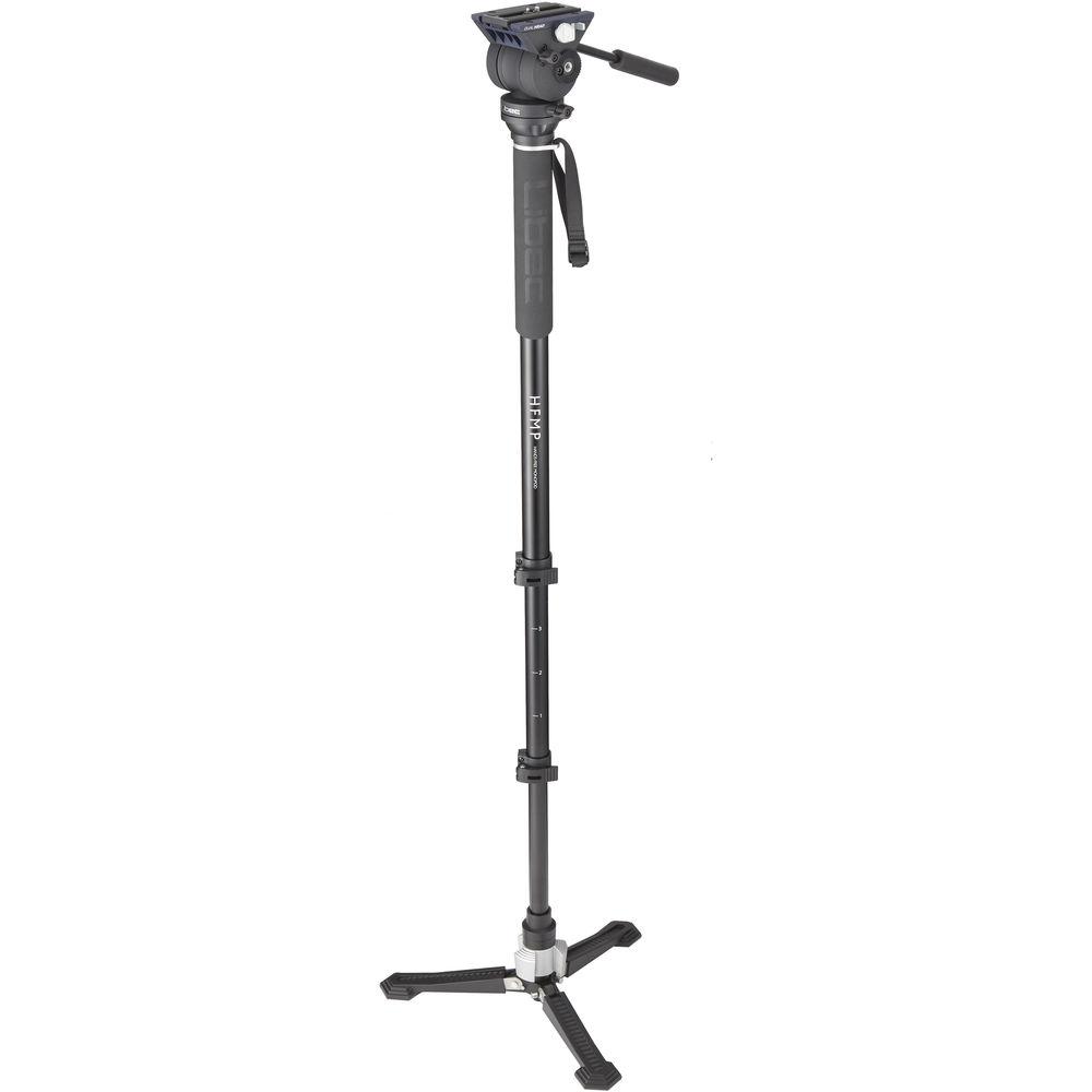 Libec Hands-Free Monopod Kit with TH-X Pan-and-Tilt Video Head and Bowl Clamp