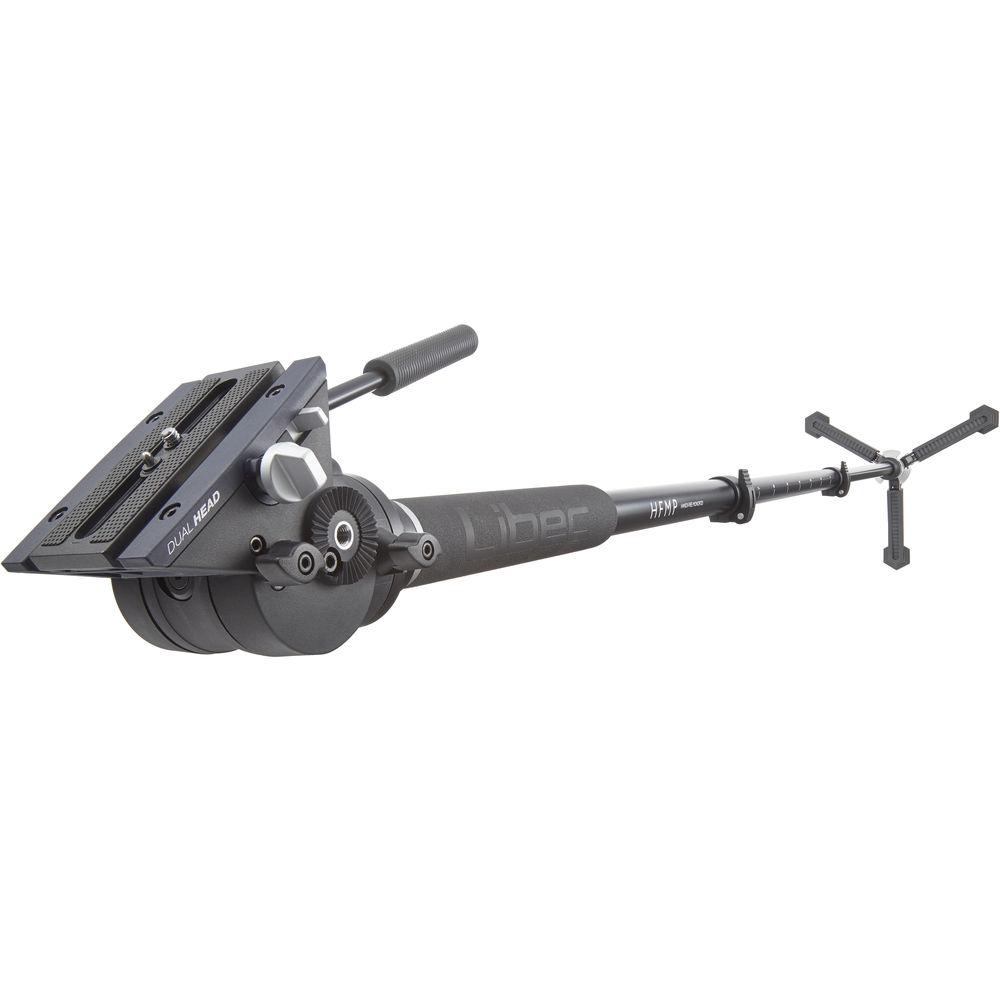 Libec Hands-Free Monopod Kit with TH-X Pan-and-Tilt Video Head and Bowl Clamp