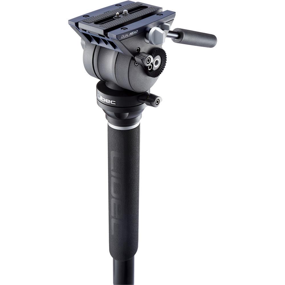 Libec Hands-Free Monopod Kit with TH-X Pan-and-Tilt Video Head and Bowl Clamp