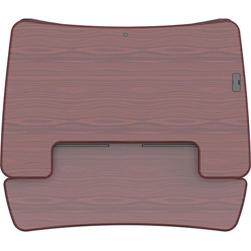 Loctek 36" Sit-Stand Riser- Mahogany