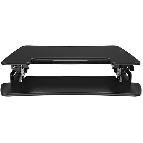 Loctek 36" Sit-Stand Riser- Mahogany