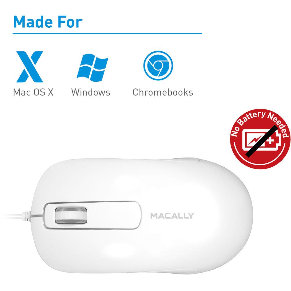 Macally ICEMOUSE3 Wired Mouse