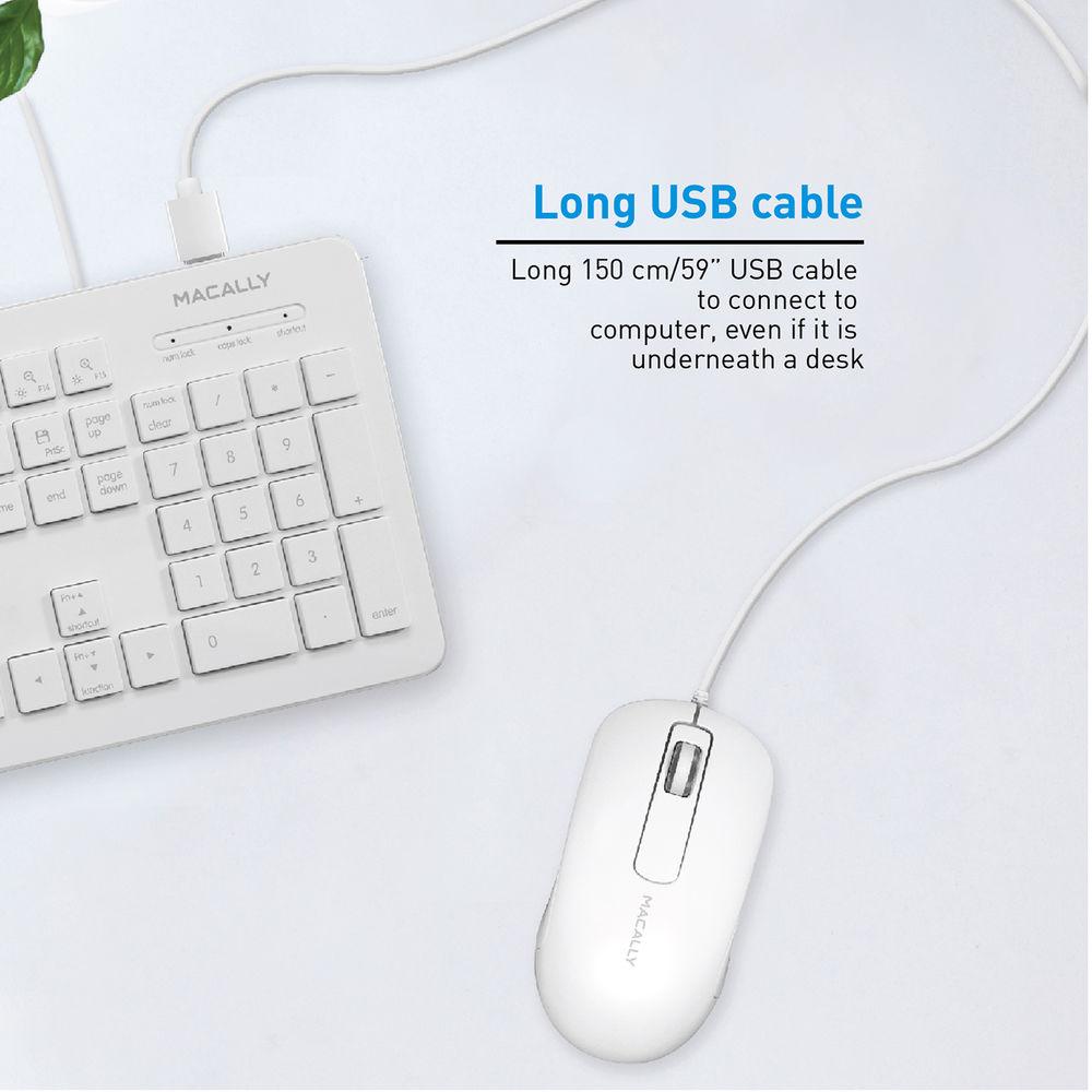 Macally ICEMOUSE3 Wired Mouse