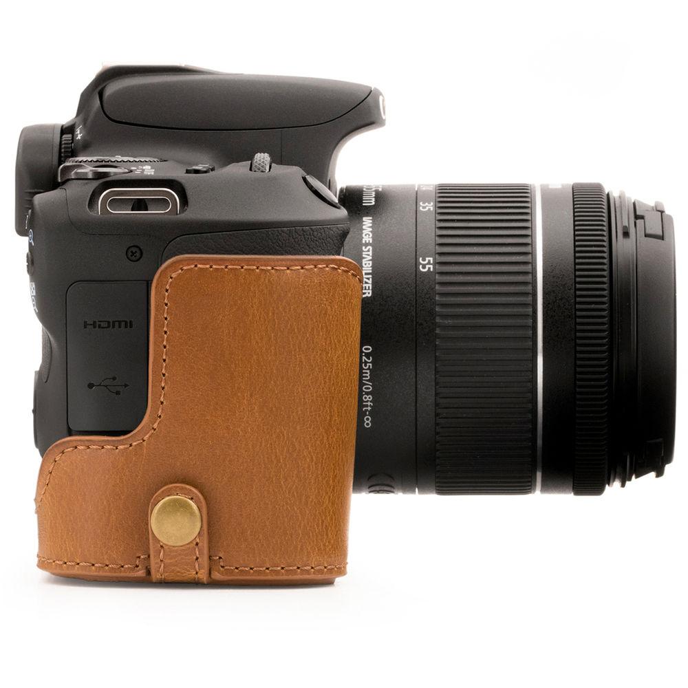 MegaGear Ever Ready Half Case and Strap for Canon EOS Rebel SL2, EOS 200D, Kiss X9