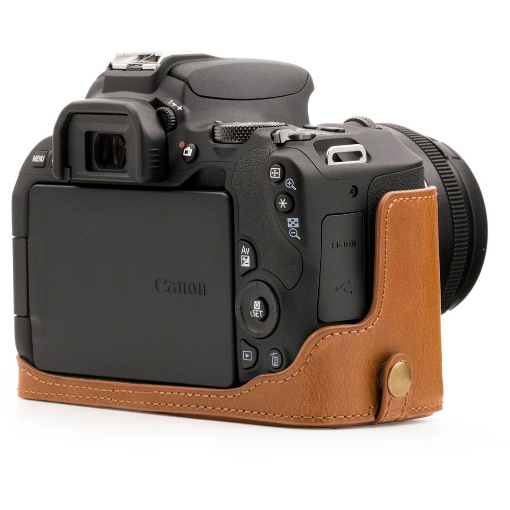 MegaGear Ever Ready Half Case and Strap for Canon EOS Rebel SL2, EOS 200D, Kiss X9