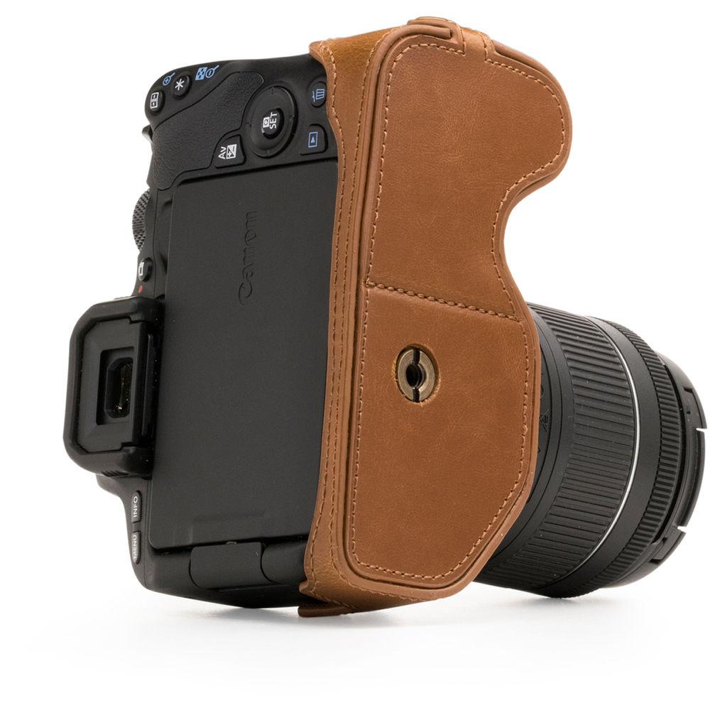 MegaGear Ever Ready Half Case and Strap for Canon EOS Rebel SL2, EOS 200D, Kiss X9