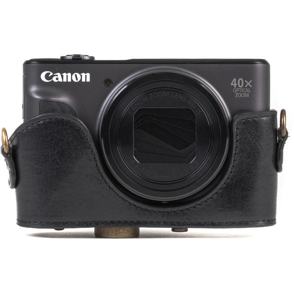 MegaGear Ever Ready Leather Camera Case for Canon PowerShot SX730 HS