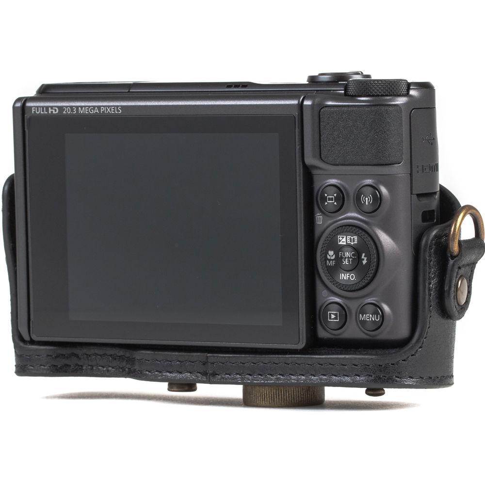 MegaGear Ever Ready Leather Camera Case for Canon PowerShot SX730 HS