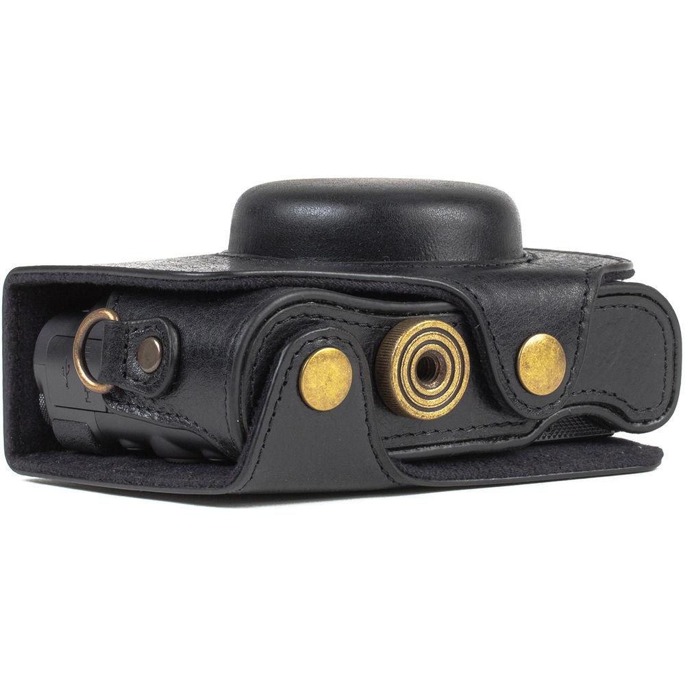 MegaGear Ever Ready Leather Camera Case for Canon PowerShot SX730 HS