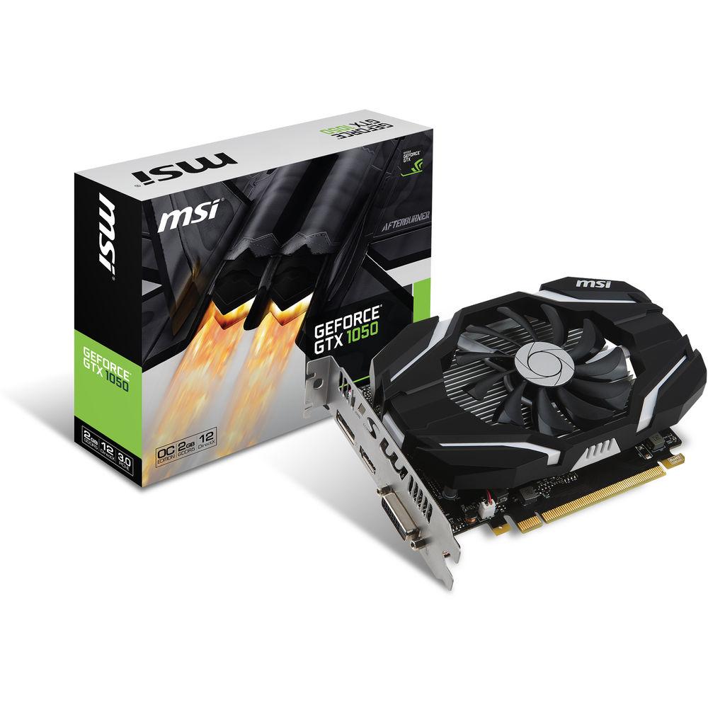 MSI GeForce GTX 1050 2G OC Graphics Card