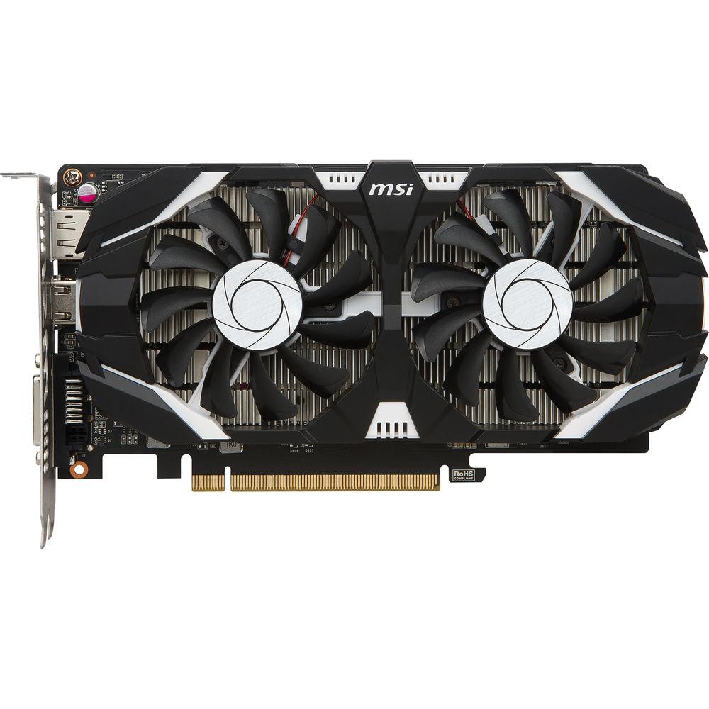MSI GeForce GTX 1050 Ti 4GT OC Graphics Card