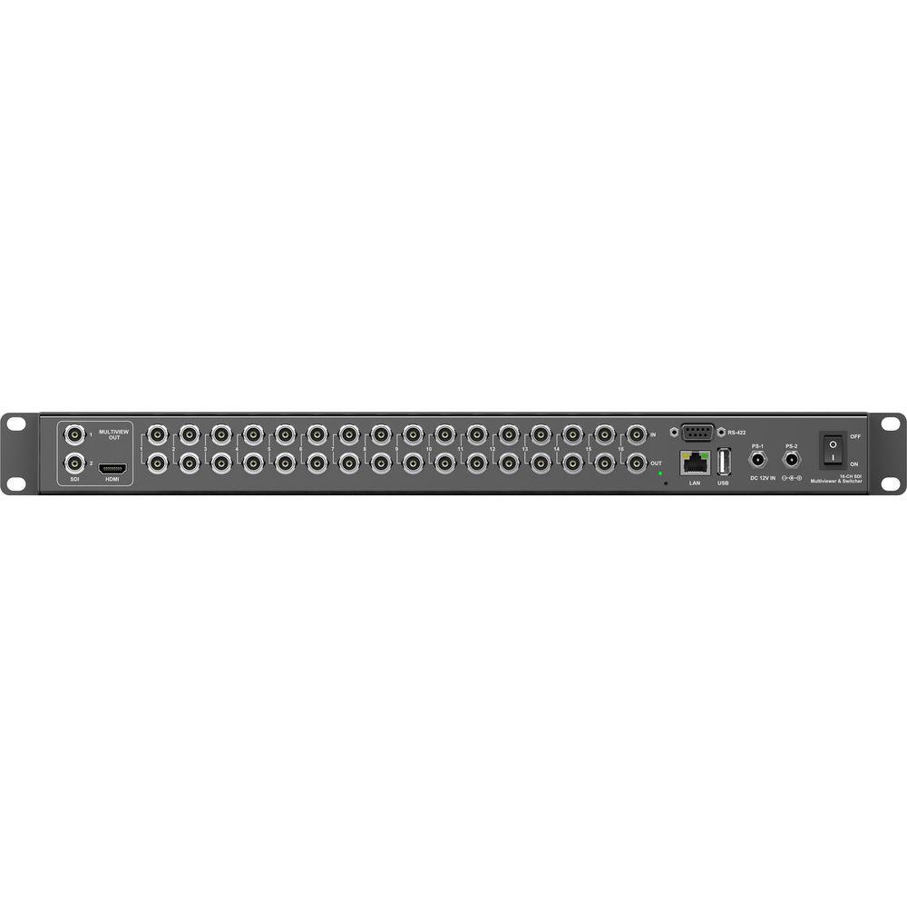 Osprey MVS-016 16x16 3G-SDI Matrix Rackmount Switcher 16 Channel 3G-SDI MultiViewer