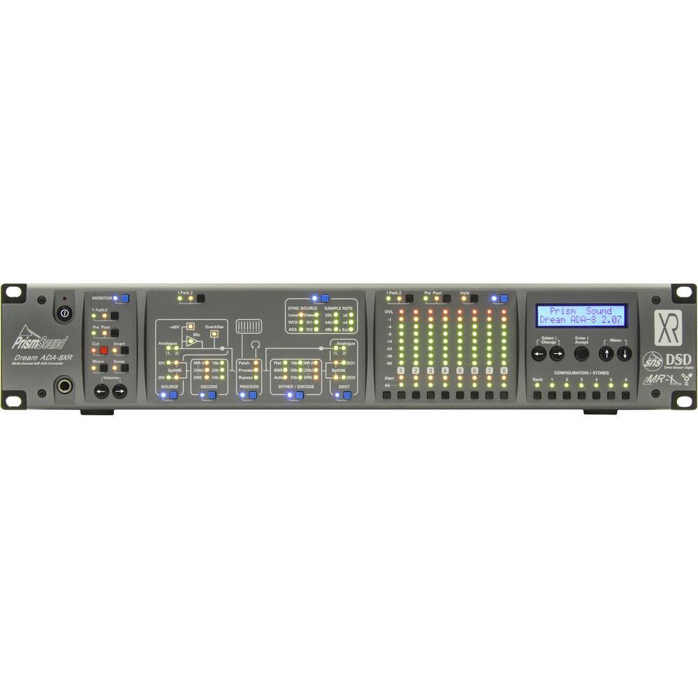 Prism Sound ADA-8XR Audio Interface with 8-Channel A D-D A & 8-Channel AES I O for Pro Tools HDX