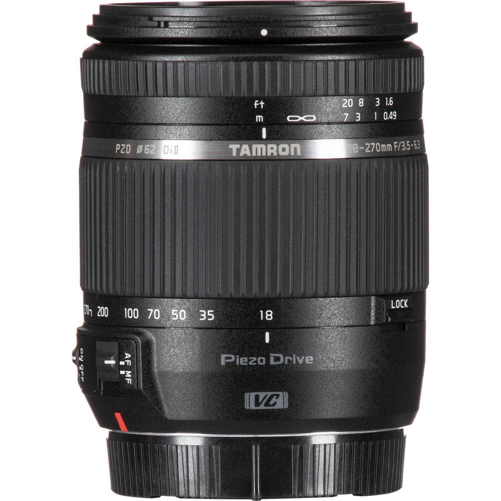 Tamron 18-270mm f 3.5-6.3 Di II VC PZD Lens for Canon EF