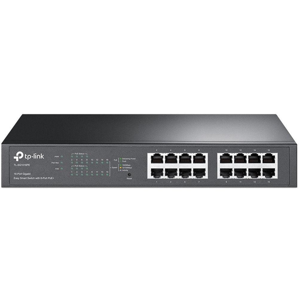 TP-Link TL-SG1016PE 16-Port Gigabit PoE Managed Switch
