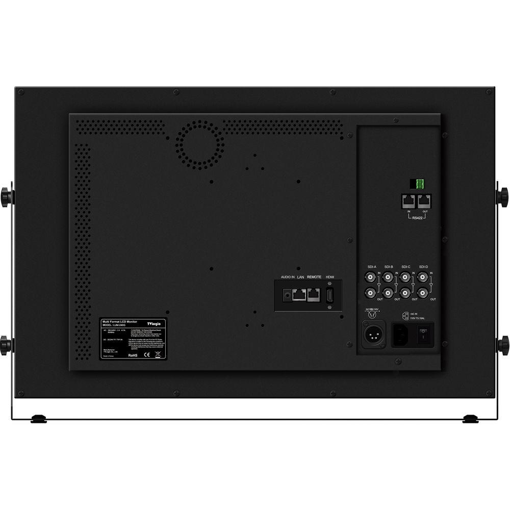 TVLogic LUM-240G 24" UHD 4K 12G-SDI Single-Link IPS LCD Monitor
