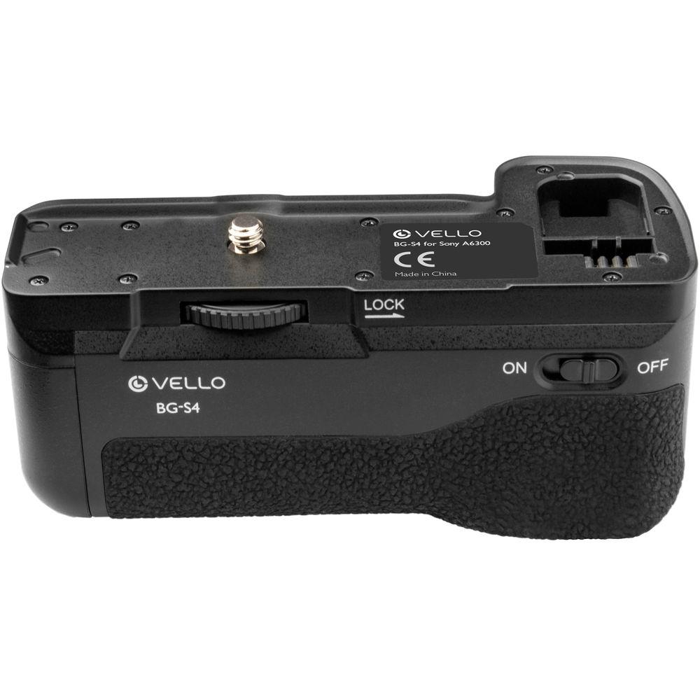 Vello BG-S4 Battery Grip for Sony Alpha a6300