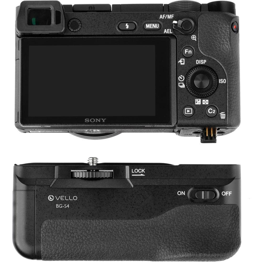 Vello BG-S4 Battery Grip for Sony Alpha a6300