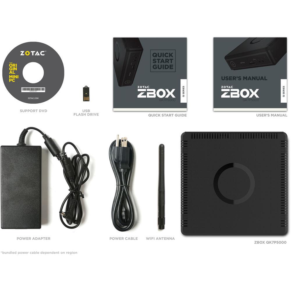 ZOTAC ZBOX QK7P5000 Mini Desktop Computer