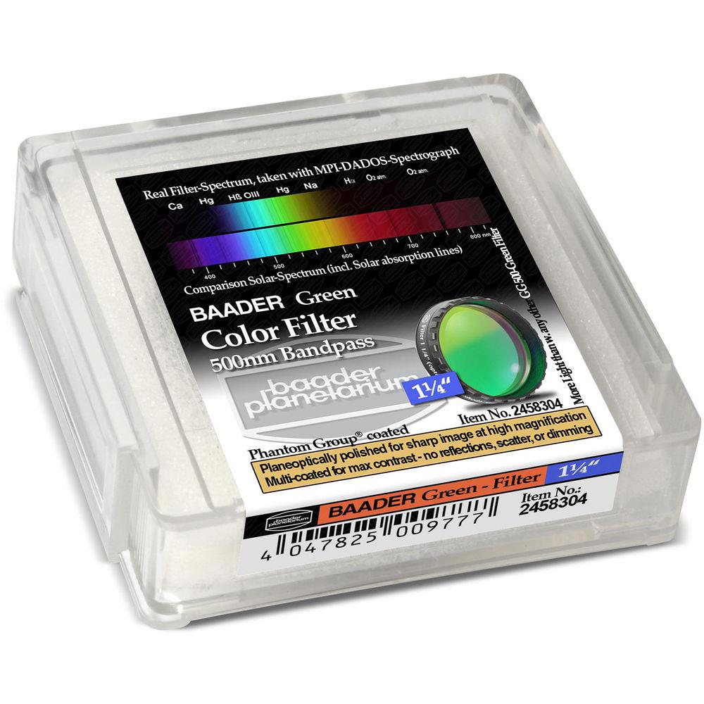 Alpine Astronomical Baader Green Colored Bandpass Eyepiece Filter