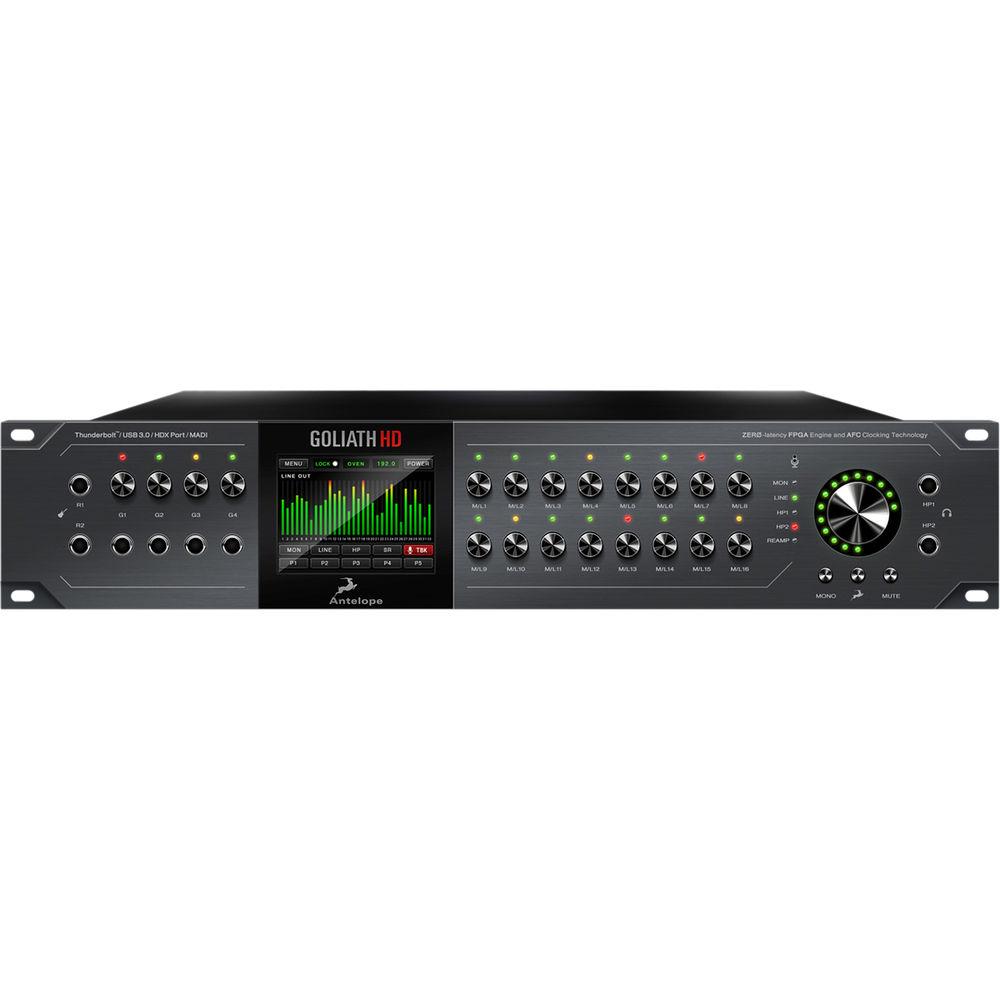 Antelope Goliath HD - HDX USB 3.1 Gen 1 Thunderbolt MADI Audio Interface